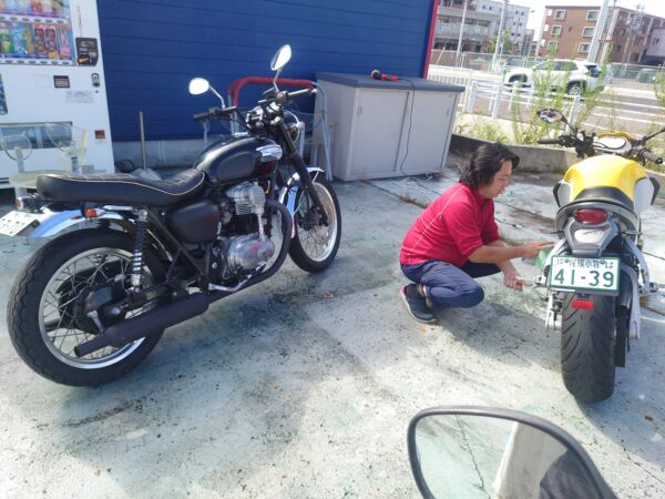 バイク洗車
