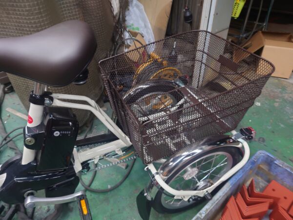 自転車リア籠製作